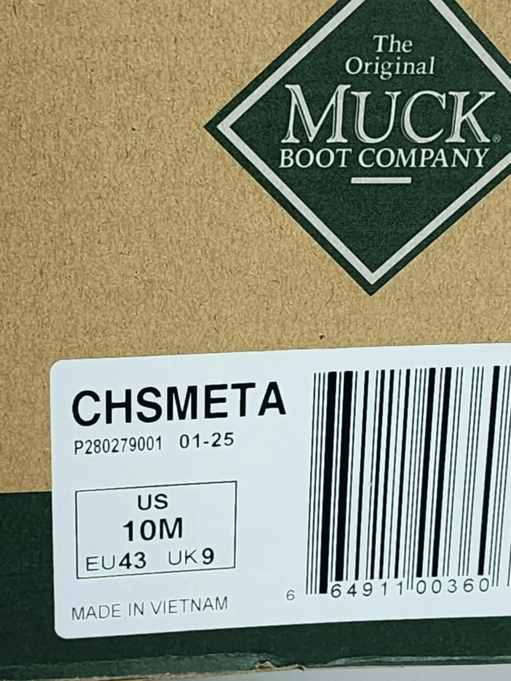 Muck Boot Company Men’s Chore Met Guard Steel Toe Waterproof  Work Boots 10M